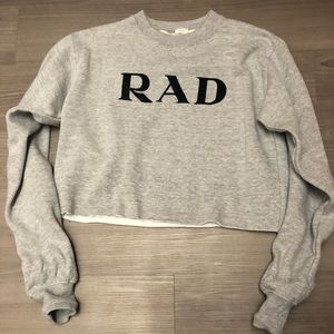‘RAD’ Cropped Sweatshirt